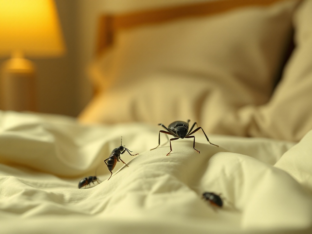 клопы, кровать